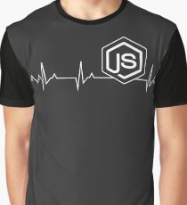 Node.js Heartbeat T-shirt & Hoodie Graphic T-Shirt