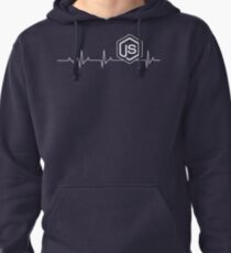 Node.js Heartbeat T-shirt & Hoodie Pullover Hoodie