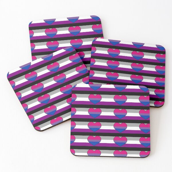 Item preview, Biromantic Asexual Flag designed and sold by BobaPuma.