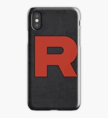 Team Rocket Logo Design Poster Pokemon Original iPhone Case/Skin