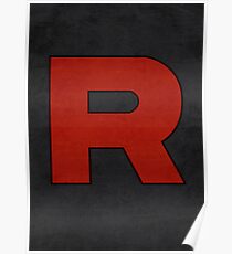 Team Rocket Logo Design Poster Pokemon Original Poster
