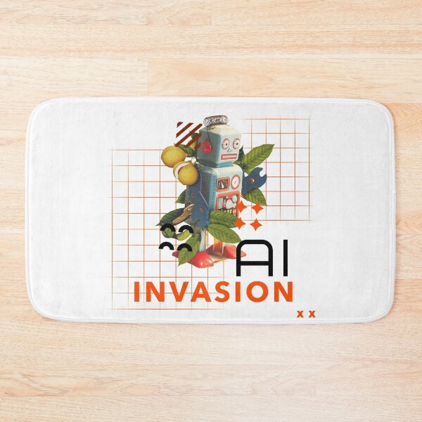 Item preview, AI Robot Invasion designed and sold by SobaWaveStudio.
