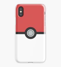 Pokemon Pokeball Minimal Design Poster iPhone Case/Skin