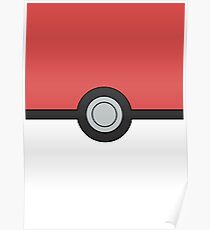 Pokemon Pokeball Minimal Design Poster Poster