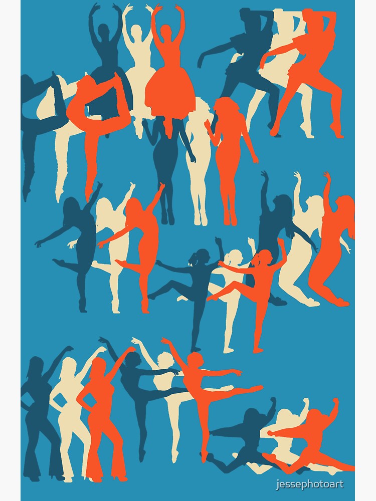 "Dance! Dance! Dance! Grooving Women" Sticker for Sale by jessephotoart