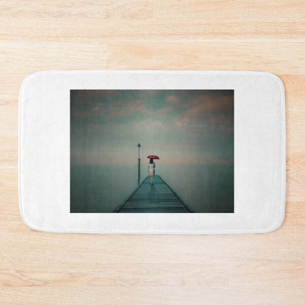Item preview, Solitude at the End of the Pier - teal and orange tones designed and sold by Incakola1.