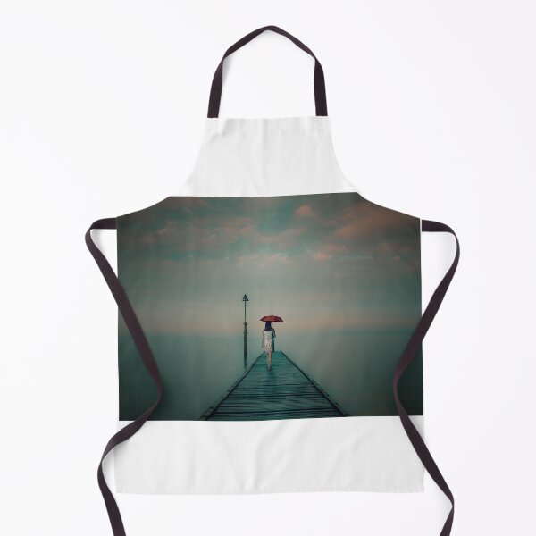 Item preview, Solitude at the End of the Pier - teal and orange tones designed and sold by Incakola1.