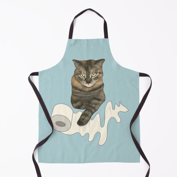 Item preview, Sassy The Cat, Master of Toilet Paper designed and sold by Andreea Dumez.