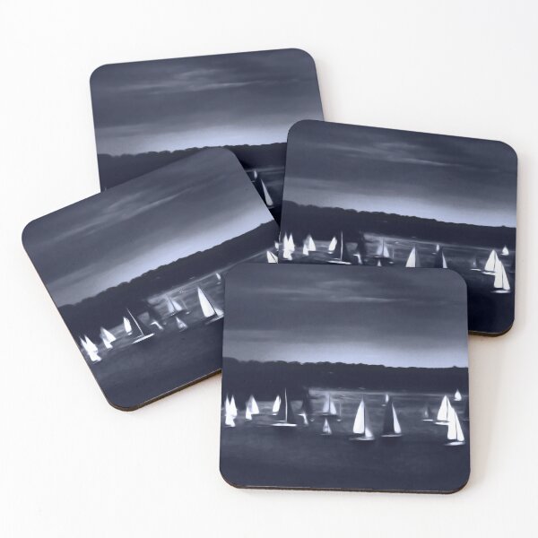 Item preview, Kirribilli Black and White Sails designed and sold by ShotsOfLove.