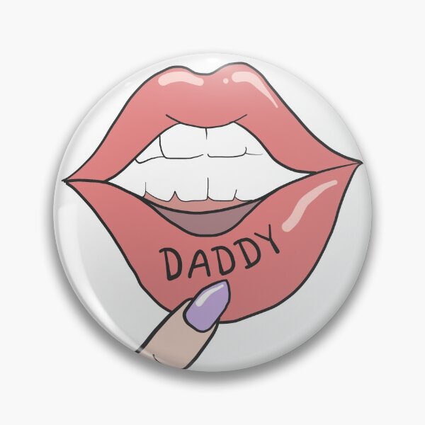 Item preview, DADDY Lip Tattoo designed and sold by jenartfart.