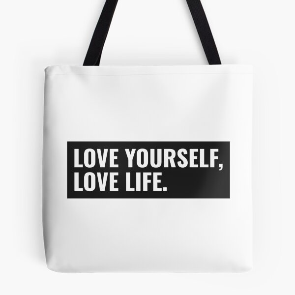 Artikelvorschau, Liebe dich selbst, liebe das Leben entworfen und verkauft von positivemessage.