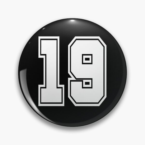 Item preview, 19 shirt number college style football soccer designed and sold by GeogDesigns.