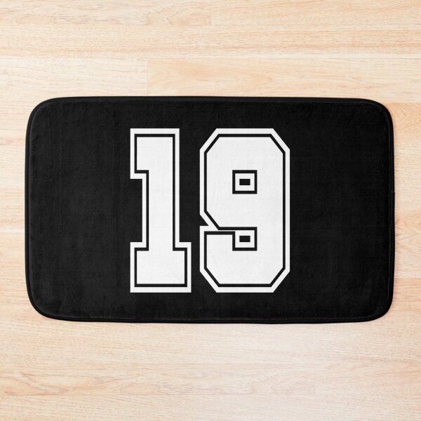 Item preview, 19 shirt number college style football soccer designed and sold by GeogDesigns.