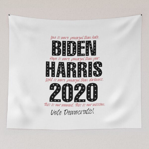 Item preview, Love is more powerful than hate, Biden Harris 2020 designed and sold by Neil Feigeles.