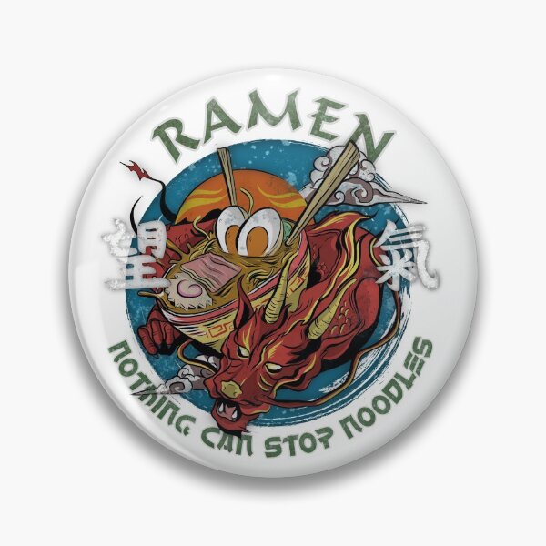 Item preview, Ramen Noodle Kawaii Dragon Vintage Kanji Japanese Soup Bowl designed and sold by MeisterEber.
