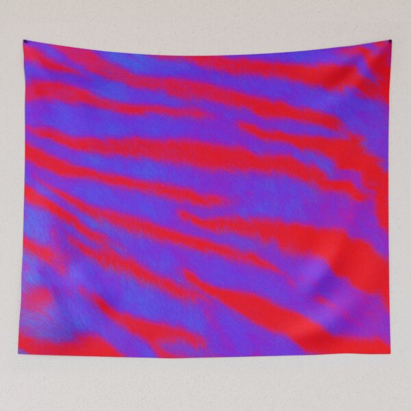 Item preview, Tiger Print Retro Red  designed and sold by Sabbaht.