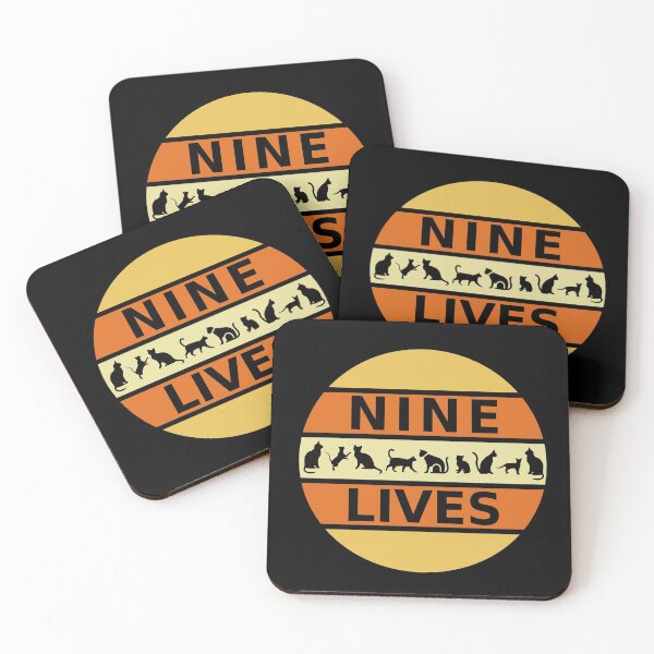 Item preview, Nine Lives Halloween Black Cats designed and sold by StudioTina.