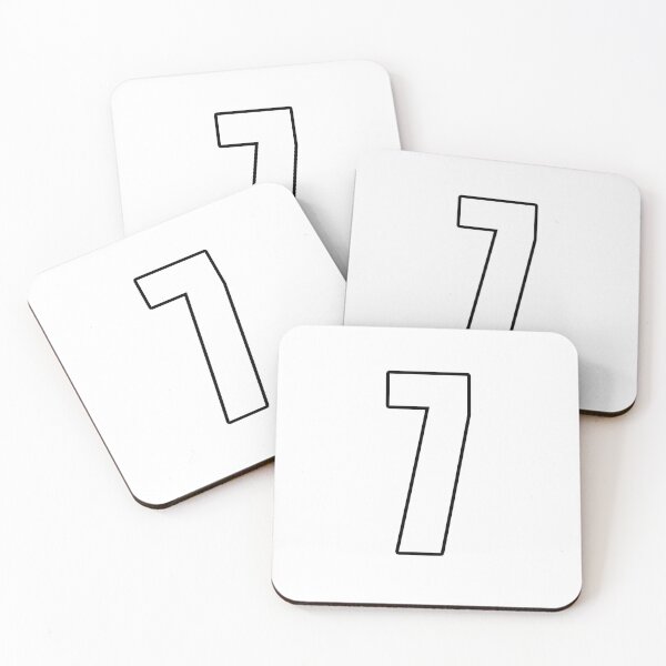 Item preview, 7 number seven shirt number soccer ball designed and sold by GeogDesigns.