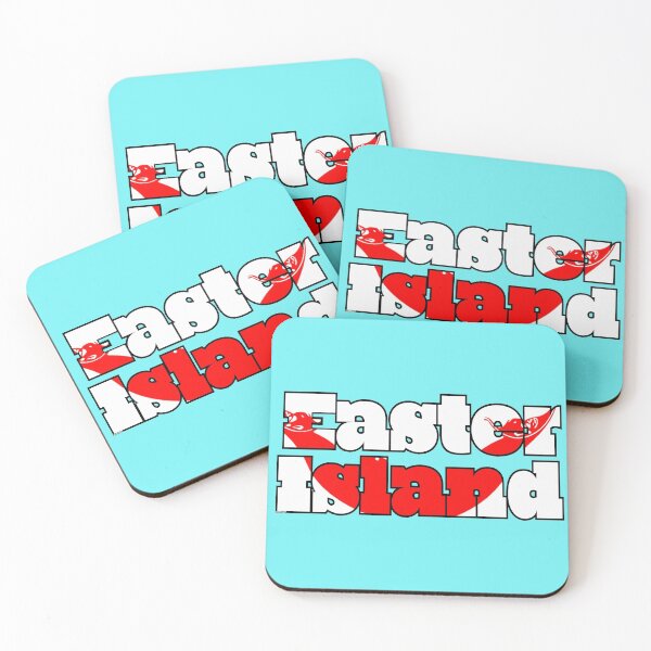 Item preview, Easter Island Font with Easter Islander Flag designed and sold by Havocgirl.