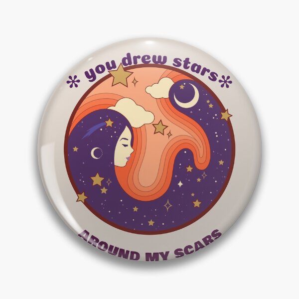 Item preview, You drew stars around my scars designed and sold by Helivm.