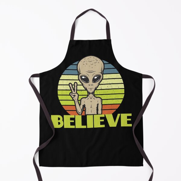 Item preview, Retro Alien Believe Peace Sign designed and sold by TexasMerch.