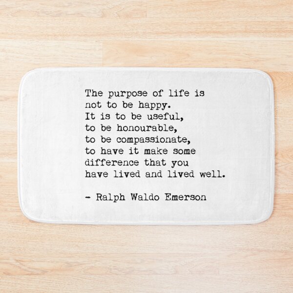 Item preview, Purpose of Life - Ralph Waldo Emerson Quote designed and sold by HeatherMoonArt.