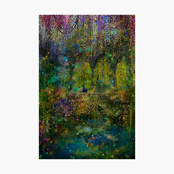 Item preview, Rain In The Hanging Gardens designed and sold by SoozSilverTree.