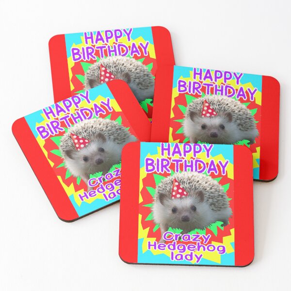 Item preview, Merry Christmas Crazy Hedgehog designed and sold by loganferret.