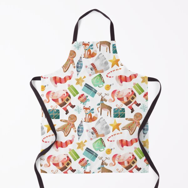 Item preview, A Watercolor Christmas Character Seamless Repeat Pattern designed and sold by Sunny Collections.