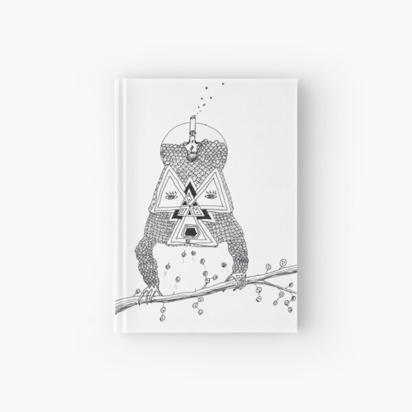 “Brain Food” Ink Illustration Hardcover Journal
