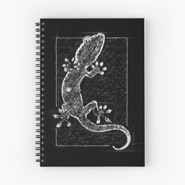 Item preview, Lizard Sketch in Chalk Style Black and White designed and sold by GraphicBazaar.