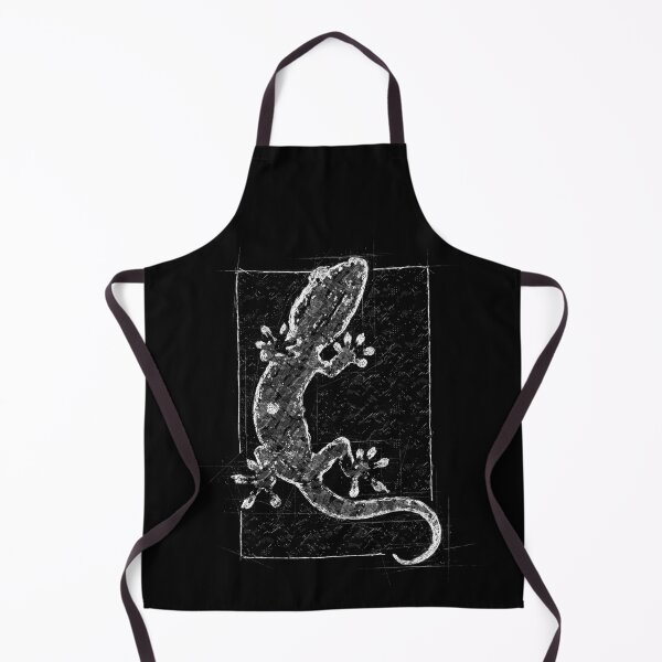 Item preview, Lizard Sketch in Chalk Style Black and White designed and sold by GraphicBazaar.