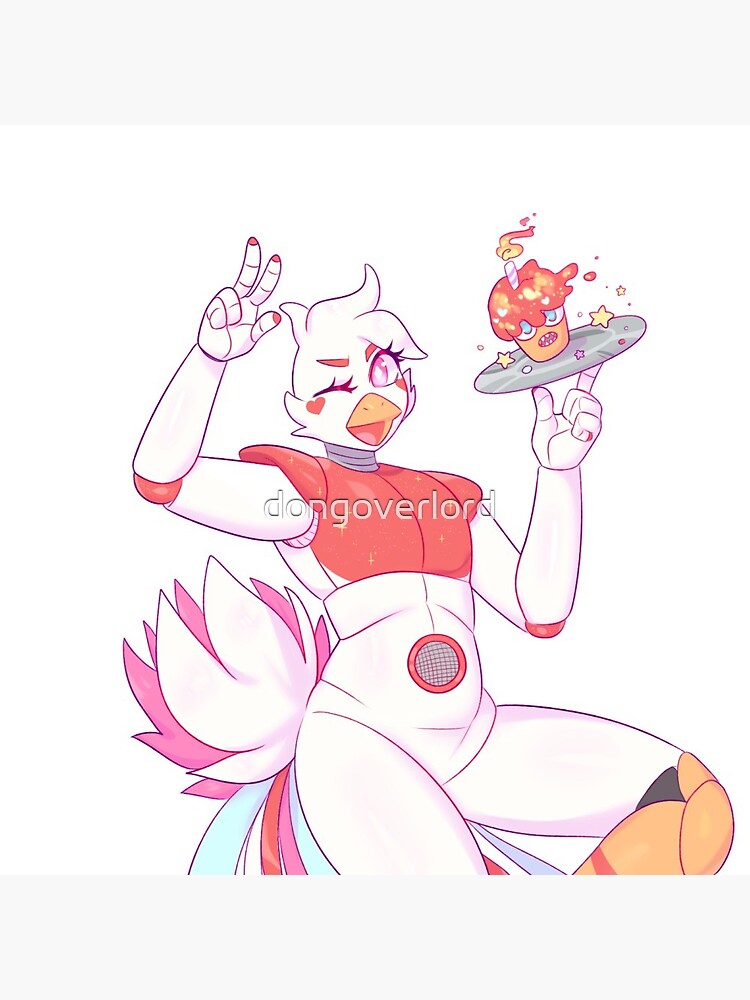 Funtime Chica Transparent Magnet for Sale by dongoverlord