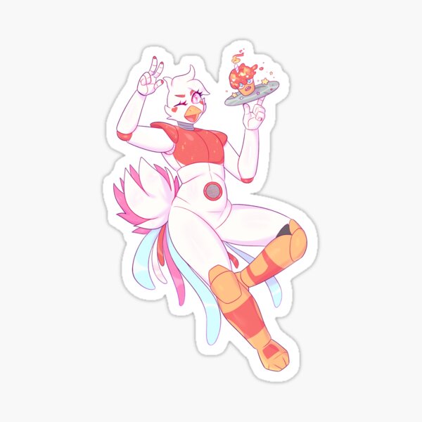 Fnia Fnia Funtime Chica Sticker - Fnia Fnia funtime chica - Discover &  Share GIFs