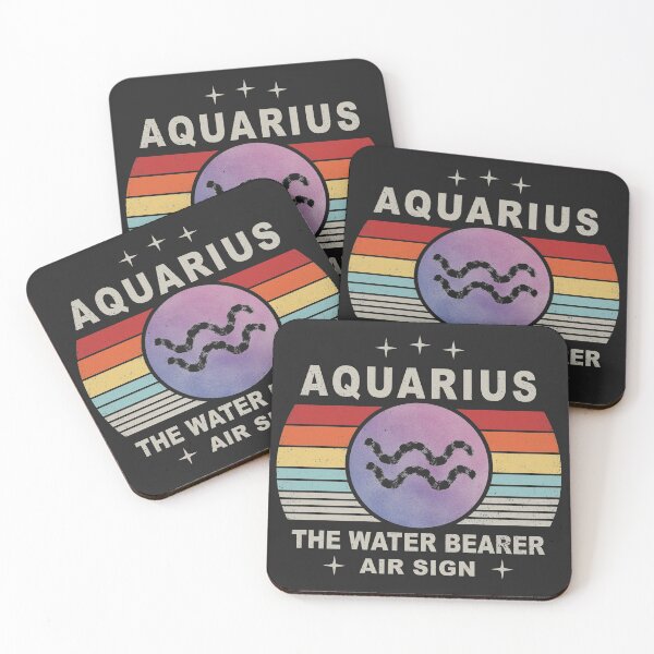 Item preview, Aquarius Air Sign Astrology Zodiac Retro Vintage Element designed and sold by RynTheArtist.
