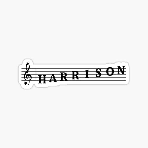 HARRISON Font Personalized Name Vinyl Decal // Vinyl Stickers for Water  Bottles, Laptop, Cars, and Journals // Sweetly Ashly 