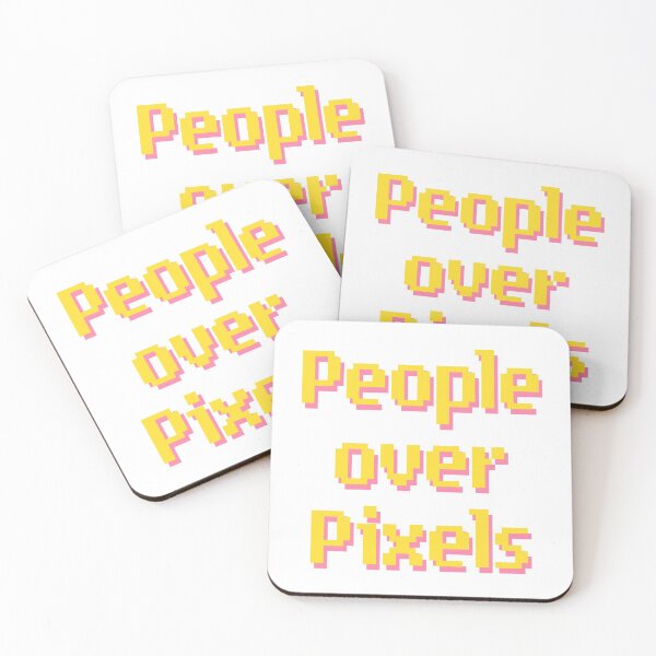 Item preview, People over Pixels Quote Gamer designed and sold by Thaispectacular.