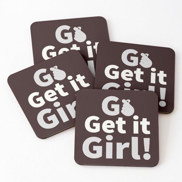 Item preview, go get it girl, korean love sign designed and sold by doctors-apparel.