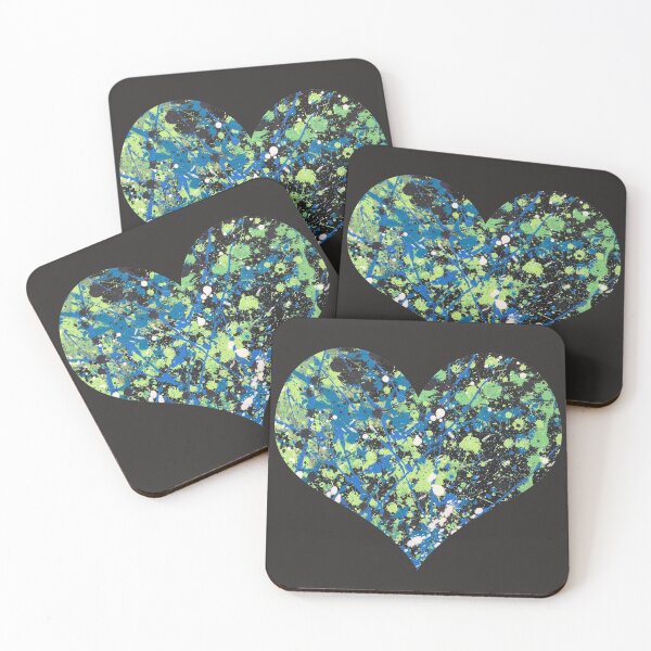 Item preview, Nebula Modern Heart Shape designed and sold by AMSonArt.