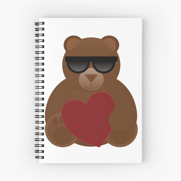 Item preview, Loving teddy bear with glasses designed and sold by Robloz.