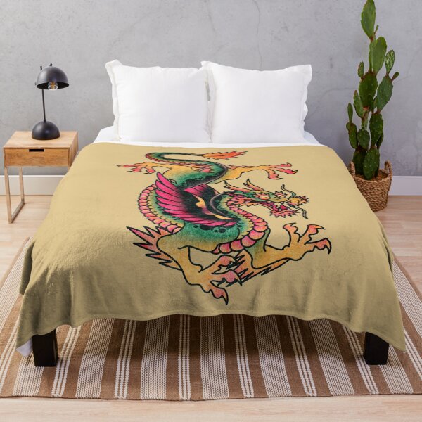 Item preview, Salty-Dog2 American Traditional Dragon Grunge designed and sold by Salty-Dog2.