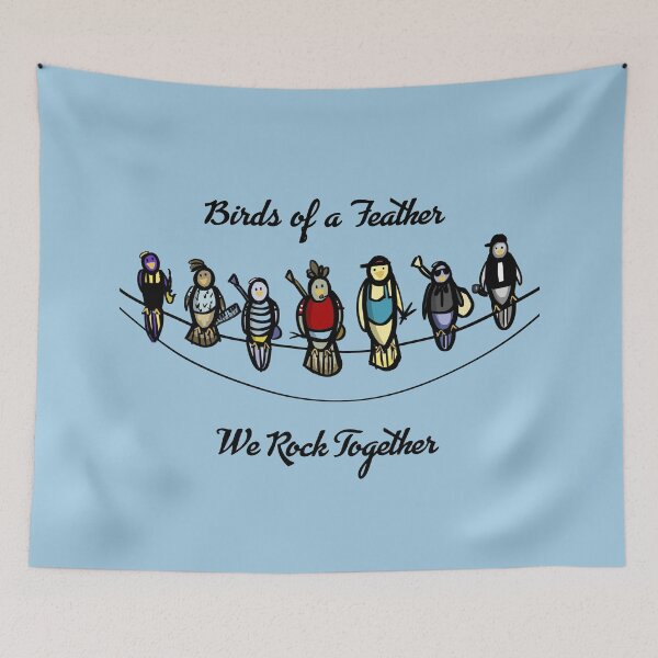 Item preview, Birds of A Feather, We Rock Together designed and sold by vnelso.