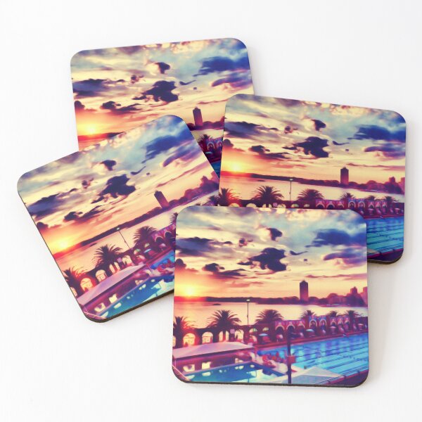 Item preview, Olympic Pool Sunset designed and sold by ShotsOfLove.