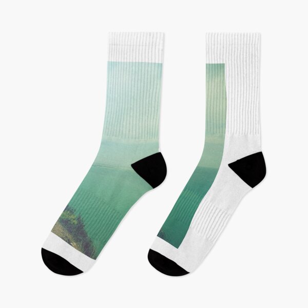Item preview, Foggy Bleu Ocean And Mountain View Nature  designed and sold by Usoubmaster.