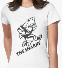 NATAL SHARKS FOR DARK SHIRTS SOUTH AFRICA RUGBY SUPER RUGBY Women's Fitted T-Shirt
