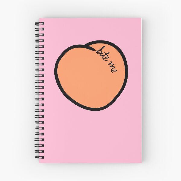 Item preview, Bite Me Cursive Peach designed and sold by tinyteacups.