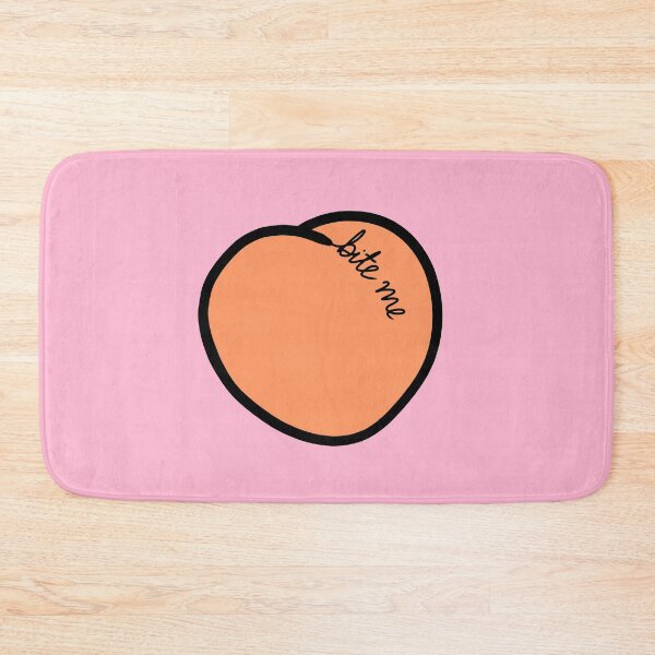 Item preview, Bite Me Cursive Peach designed and sold by tinyteacups.