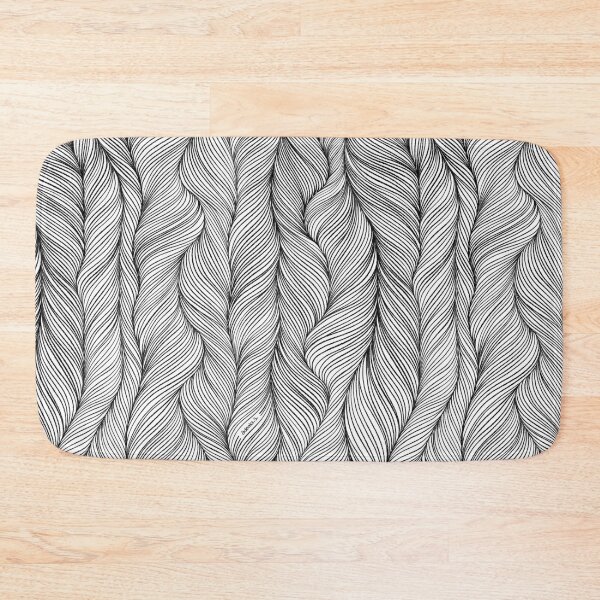 Item preview, Twists & Rolls - Black on White designed and sold by Adeola Sokunbi.