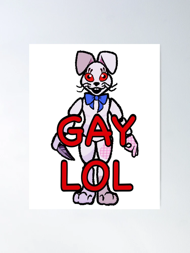 Glitchtrap Plush Sticker for Sale by chronodia