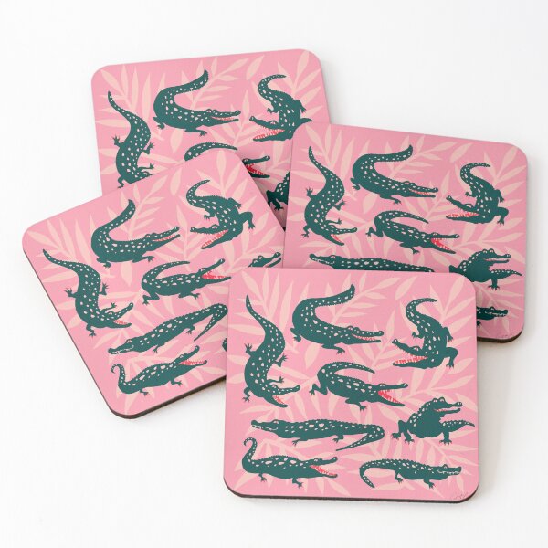Item preview, Alligator Collection – Pink & Teal designed and sold by Cat Coquillette.